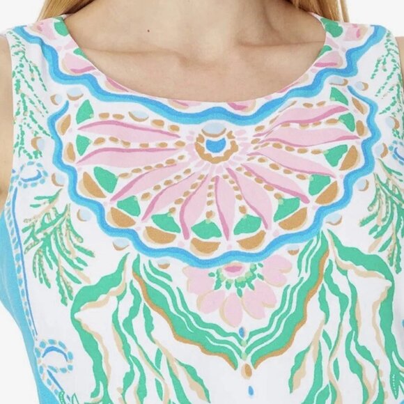 NEW Lilly Pulitzer DONNA Sleeveless Romper, CALYPSO SUN - Picture 5 of 11
